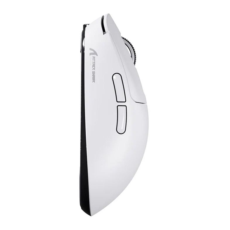 Mouse Gamer Attack Shark X3 PAW3395, 26000DPI,5 Botoes, Wireless, Branco, X3-WHITE