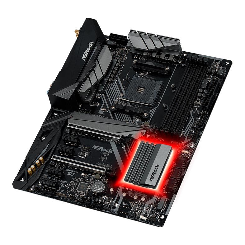 Placa Mae ASRock X470 MASTER SLI/AC, Wifi, DDR4, Socket AM4, ATX, Chipset AMD X470, X470-MASTER-SLI-AC