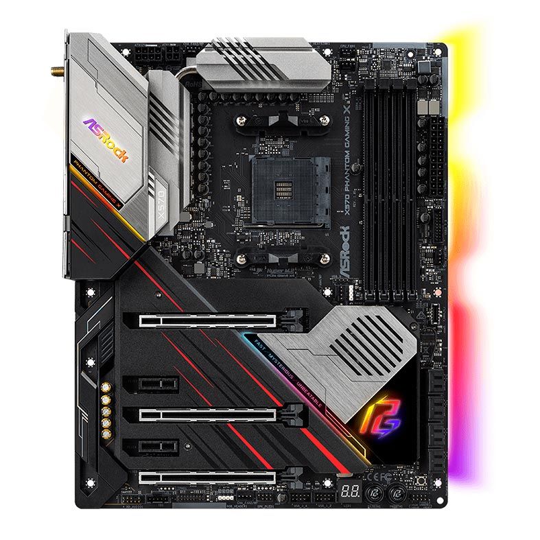 Placa Mae ASRock X570 Phantom Gaming X DDR4 Socket AM4 Chipset AMD X570