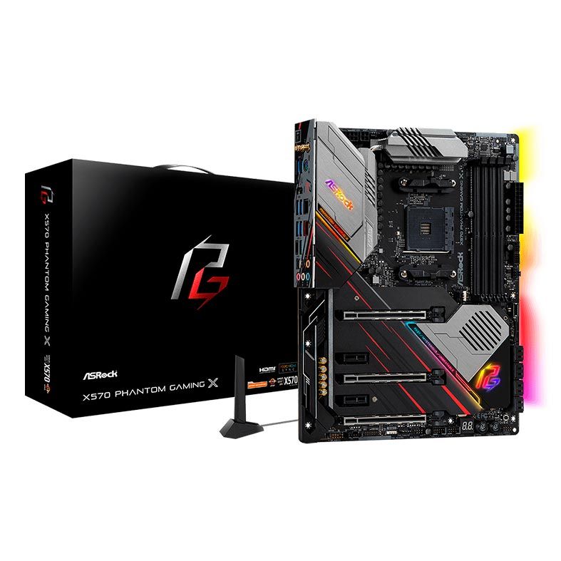 Placa Mae ASRock X570 Phantom Gaming X DDR4 Socket AM4 Chipset AMD X570