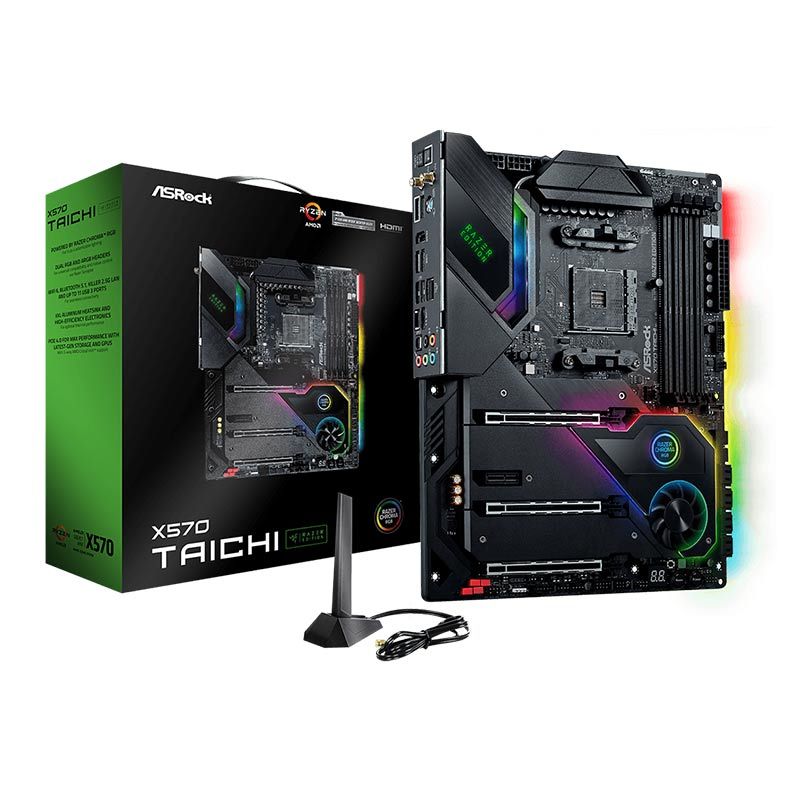 Placa Mae ASRock X570 Taichi Razer Edition, DDR4, Socket AM4, ATX, Chipset AMD X570, X570 TAICHI RAZER EDITION