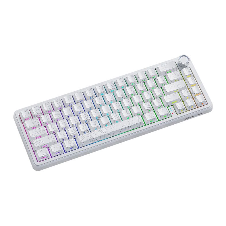 Teclado Mecanico Attack Shark X65Pro HE, RGB, 8K, Switch Magnetico Linear, Wireless, Branco, X65-PRO-HE-WHITE