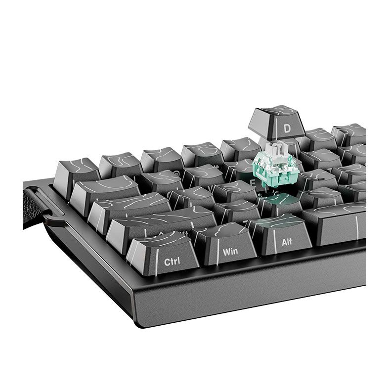Teclado Magnetico Attack Shark X68PRO HE, RGB, Switch Magnetico Linear, Tri-Mode, Black Contours, X68-HE-PRO-BLACK-CONTOURS