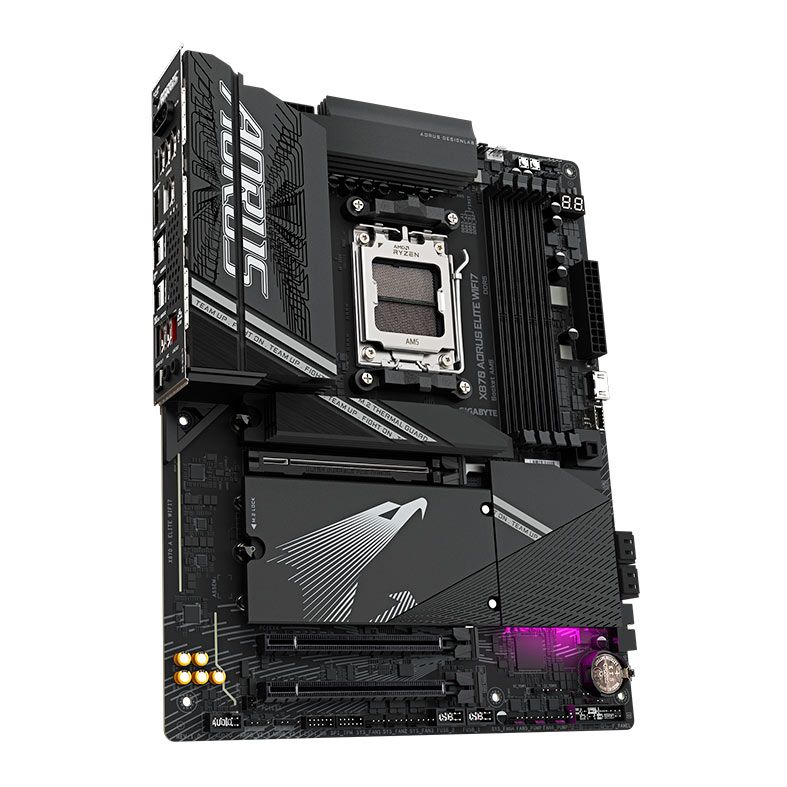 Placa Mae Gigabyte X870 Aorus Elite WIFI7, DDR5, Socket AMD AM5, ATX, Chipset AMD X870, X870-A-ELITE-WIFI7
