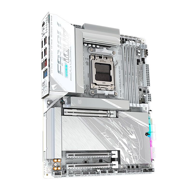 Placa Mae Gigabyte X870E Aorus Elite X3D ICE, DDR5, Socket AMD AM5, ATX, Chipset AMD X870E, X870E-A-ELITE-X-ICE