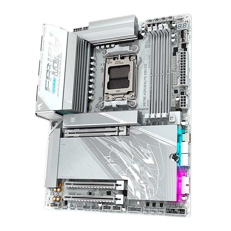 Placa Mae Gigabyte X870E Aorus Elite X3D ICE, DDR5, Socket AMD AM5, ATX, Chipset AMD X870E, X870E-A-ELITE-X-ICE