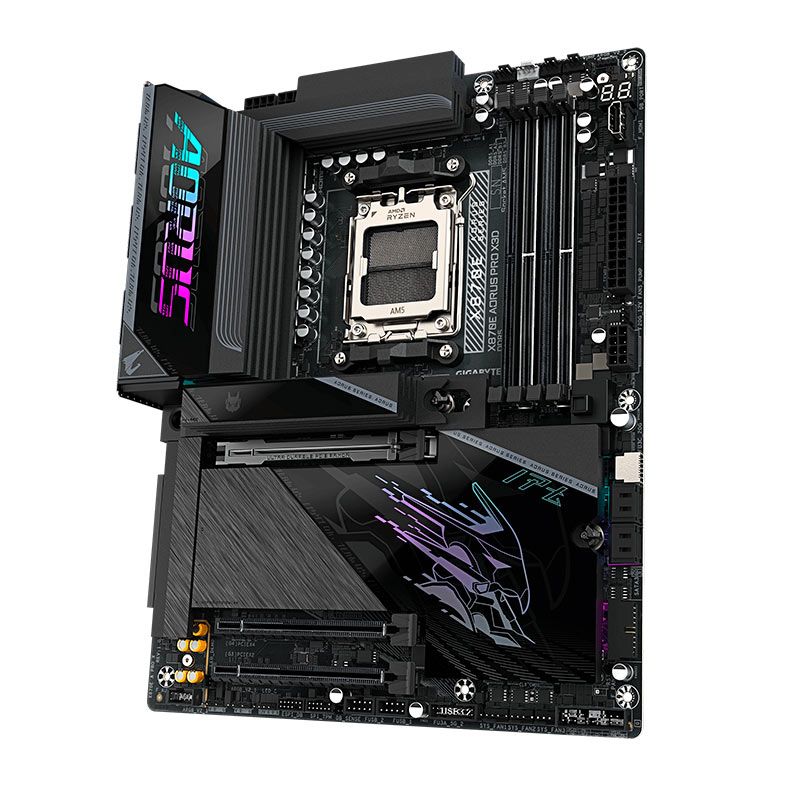 Placa Mae Gigabyte X870E Aorus Pro X3D, DDR5, Socket AMD AM5, ATX, Chipset AMD X870E, X870E-A-PRO-X