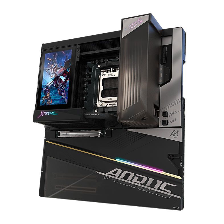 Placa Mae Gigabyte X870E Aorus Xtreme X3D AI TOP, DDR5, Socket AMD AM5, E-ATX, Chipset AMD X870E, X870E-A-XTR-X-AI-TOP