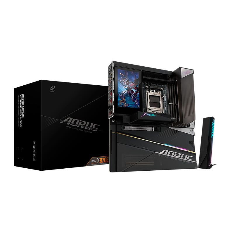 Placa Mae Gigabyte X870E Aorus Xtreme X3D AI TOP, DDR5, Socket AMD AM5, E-ATX, Chipset AMD X870E, X870E-A-XTR-X-AI-TOP