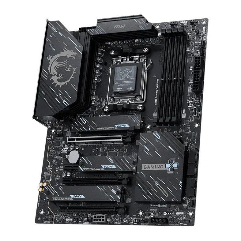 Placa Mae Msi X870E Gaming Plus Wifi, DDR5, Socket AMD AM5, ATX, Chipset AMD X870E, X870E-GAMING-PLUS-WIFI