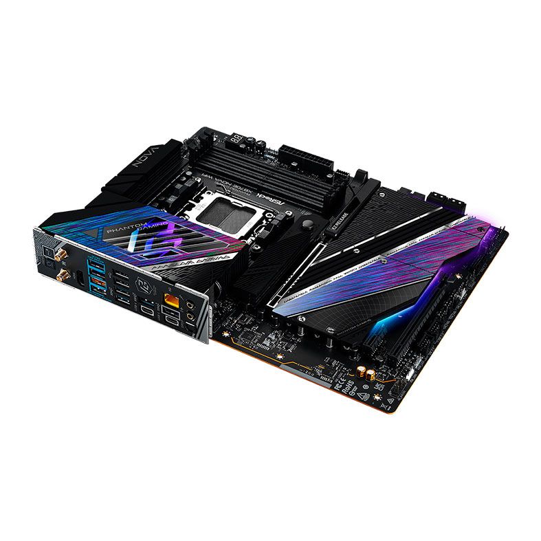 Placa Mae AsRock X870E Nova WiFi Phantom Gaming, DDR5, Socket AM5, ATX, Chipset AMD X870E, X870E-NOVA-WIFI