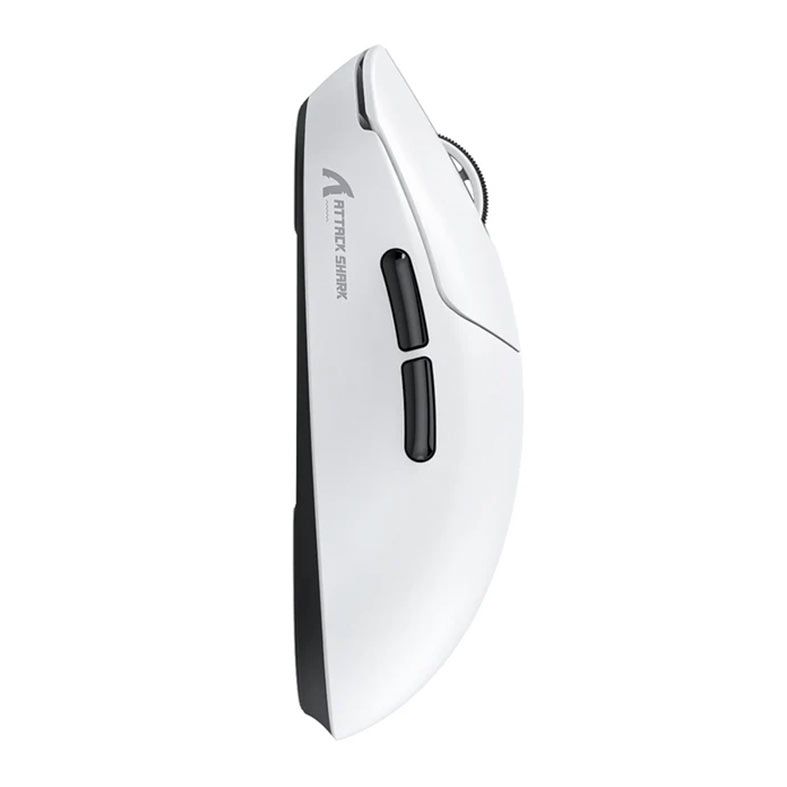 Mouse Gamer Attack Shark X8PLUS, 40000DPI, 5 Botoes, Tri-Mode, Branco, X8PLUS-WHITE