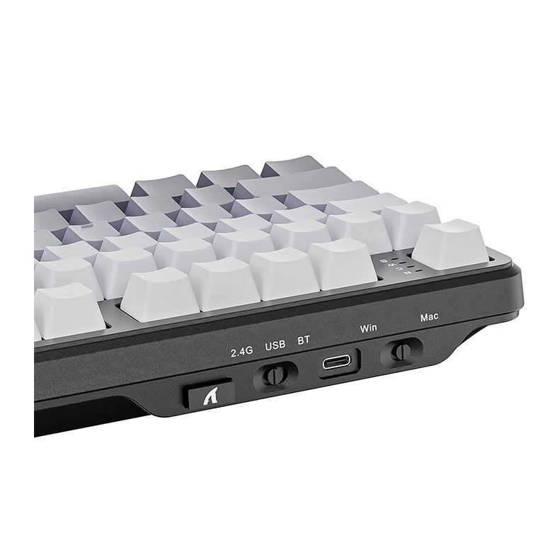 Teclado Mecanico Attack Shark X98PRO, RGB, Switch Blueberry, Tri-Mode, Gradient Black, X98-PRO-GRADIENT-BLACK