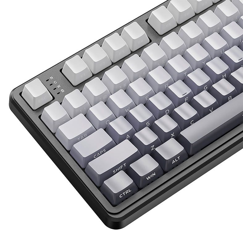 Teclado Mecanico Attack Shark X98PRO, RGB, Switch Blueberry, Tri-Mode, Gradient Black, X98-PRO-GRADIENT-BLACK