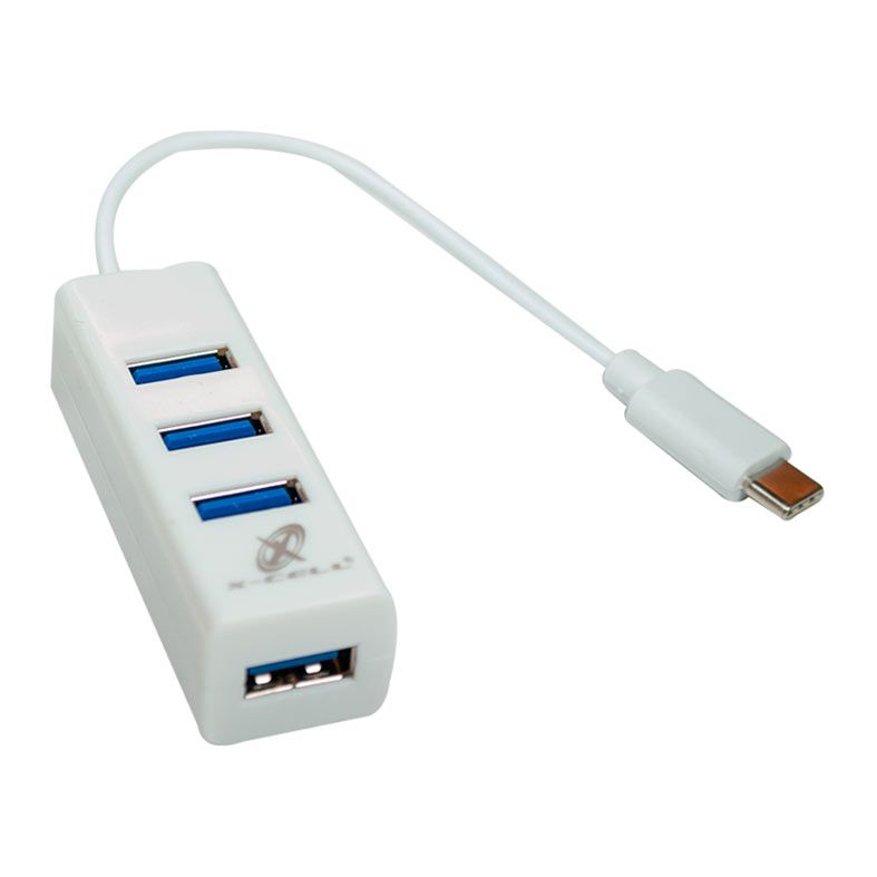 HUB X-Cell, USB 3.0, 4 Portas, XC-HUB-10