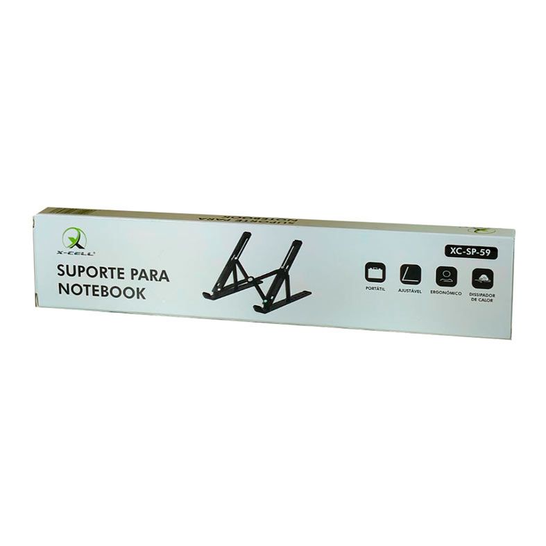 Suporte Para Notebook X-Cell, Preto, XC-SP-59