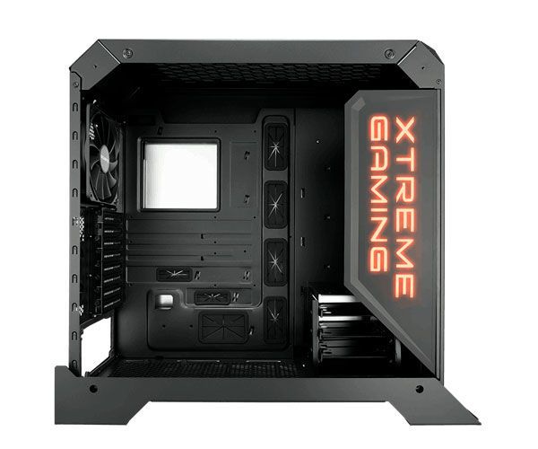 Gabinete Gigabyte XC700W Preto com LED RGB, 9BXC700W-00-10