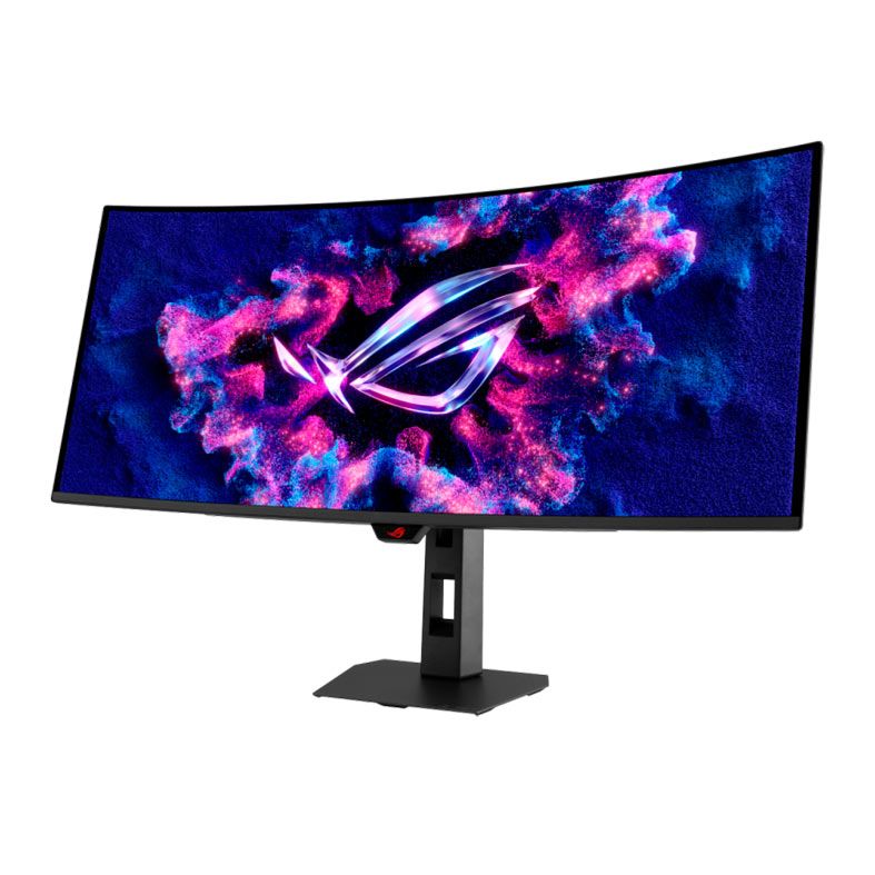 Monitor Gamer Asus ROG Swift, 34 Pol, OLED, WQHD, Curvo, 0.3ms, 280Hz, G-Sync Comp/FreeSync Premium, HDR 400, HDMI/DP, XG34WCDMS