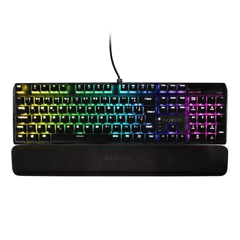 Teclado Mecanico Xanova Magnetar RGB XK700 Switch Cherry Brown