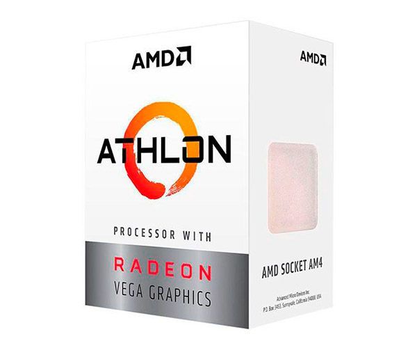 Processador AMD Athlon 200GE Dual-Core 3.2GHz 4MB Cache AM4, YD200GC6FBBOX