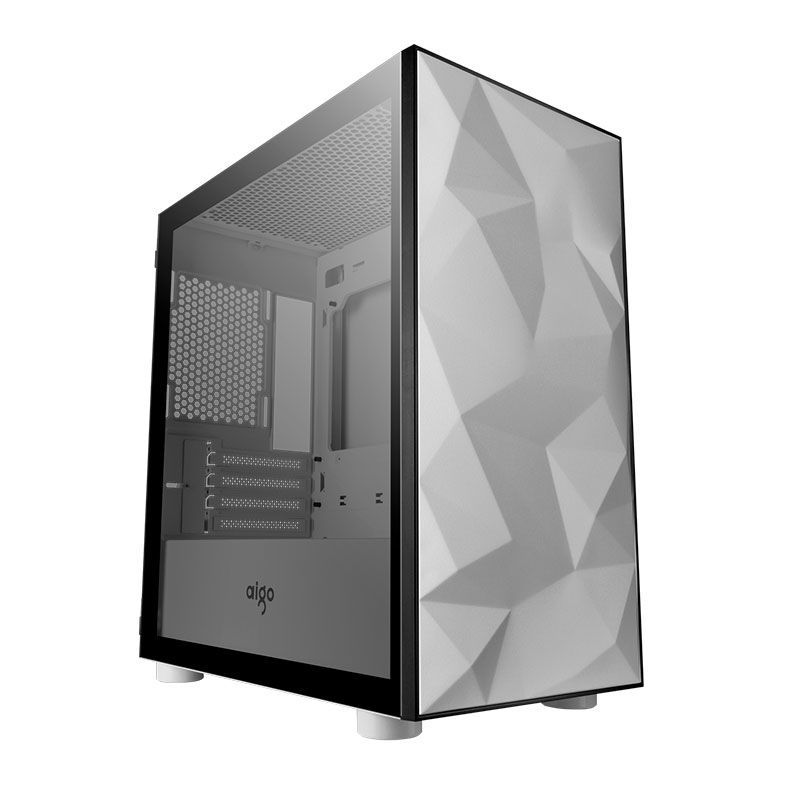 Gabinete Gamer Aigo Yogo M1 Branco Lateral Vidro