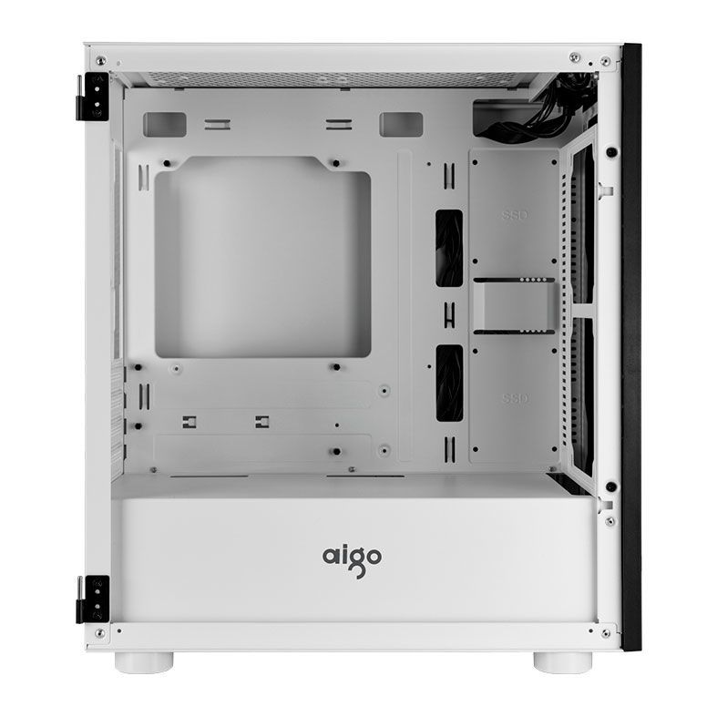 Gabinete Gamer Aigo Yogo M1 Branco Lateral Vidro