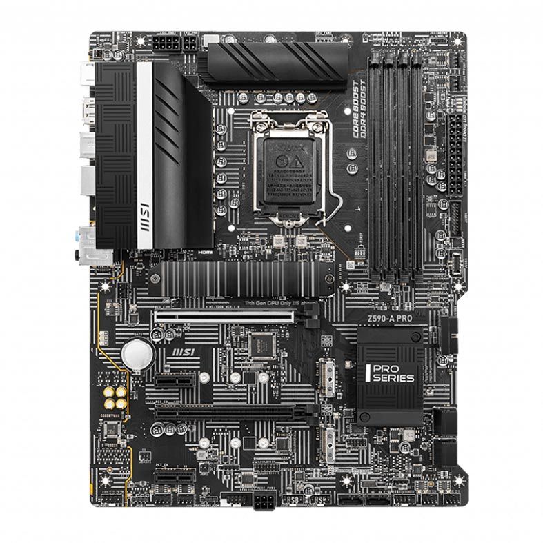 Placa Mae MSI Z590-A Pro, DDR4, Socket LGA1200, ATX, Chipset Intel Z590, Z590-A PRO