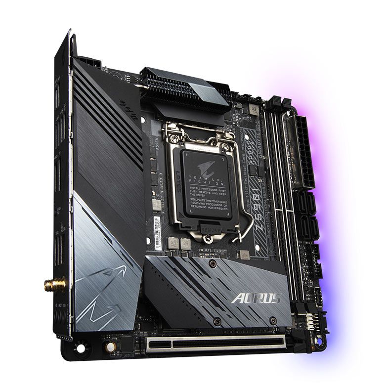 Placa Mae Gigabyte Z590I Aorus Ultra, DDR4, Socket 1200, Mini-ITX, Chipset intel Z590, Z590I AORUS ULTRA
