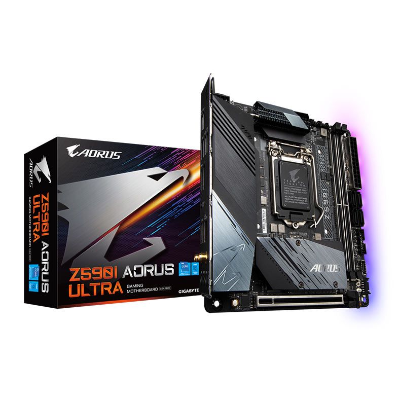 Placa Mae Gigabyte Z590I Aorus Ultra, DDR4, Socket 1200, Mini-ITX, Chipset intel Z590, Z590I AORUS ULTRA