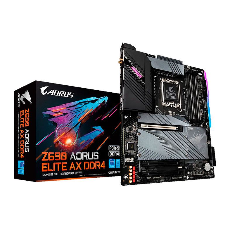 Placa Mae Gigabyte Z690 Aorus Elite AX DDR4, WiFi, Socket 1700, ATX, Chipset intel Z690, Z690-A-ELITE-AX-DDR4