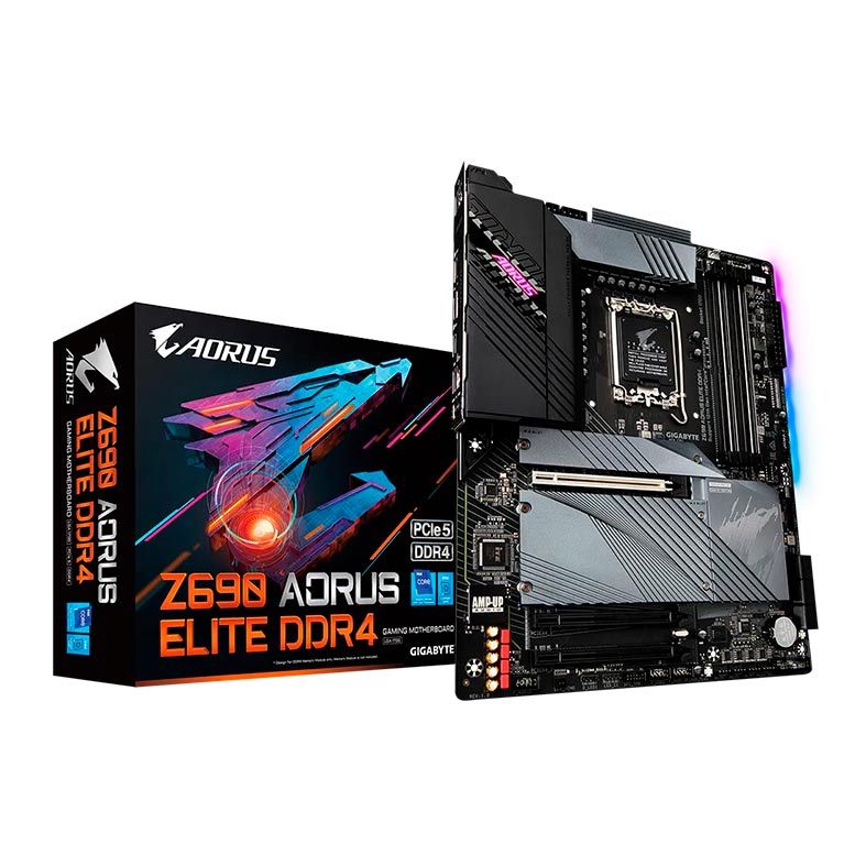 Placa Mae Gigabyte Z690 Aorus Elite DDR4, Socket 1700, ATX, Chipset intel Z690, Z690 A ELITE DDR4