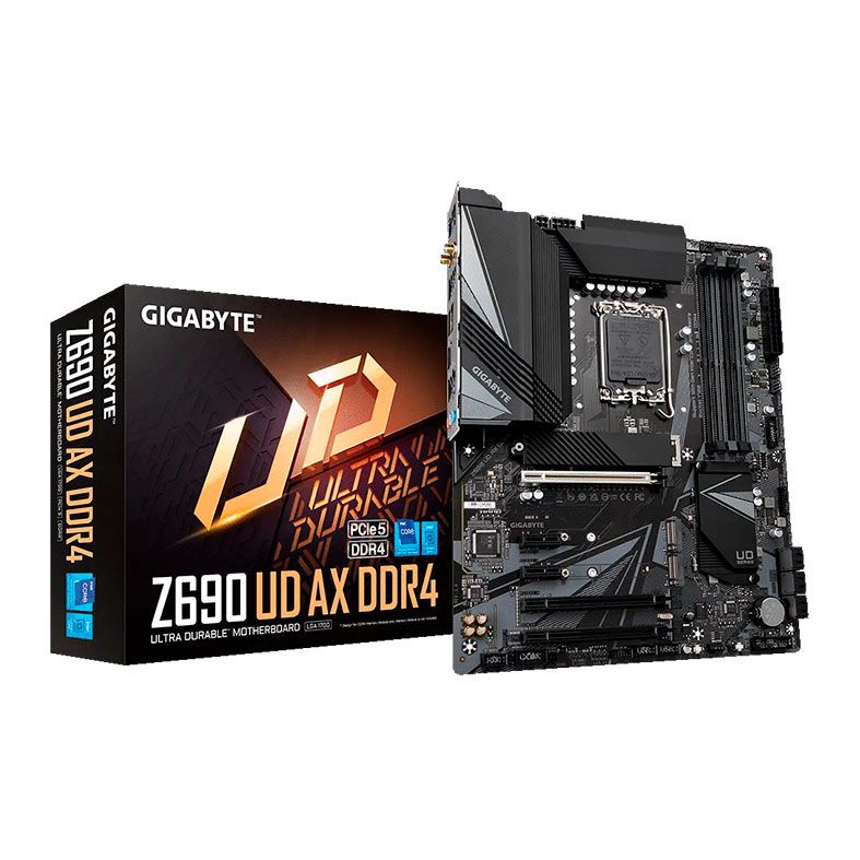 Placa Mae Gigabyte Z690 UD AX, WiFi, DDR4, Socket 1700, ATX, Chipset intel Z690, Z690-UD-AX-DDR4