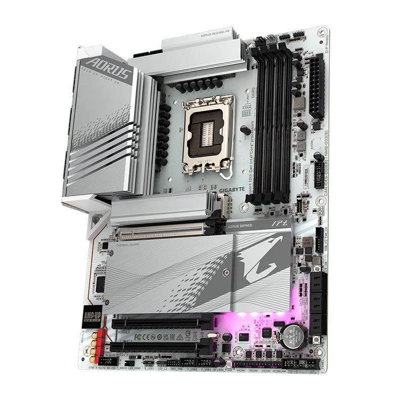 Placa Mae Gigabyte Z790 Aorus Elite AX Ice, WiFi, DDR5, LGA 1700, ATX, Chipset Intel Z790, Z790-A-ELITE-AX-ICE