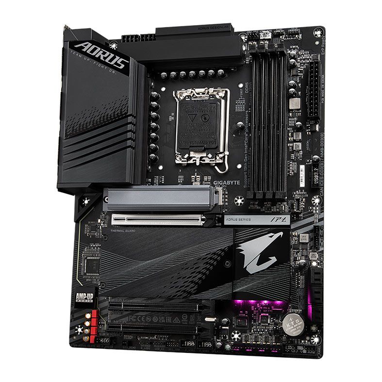 Placa Mae Gigabyte Z790 Aorus Elite AX, WiFi, DDR5, Socket LGA1700, ATX, Chipset Intel Z790, Z790-AORUS-ELITE-AX