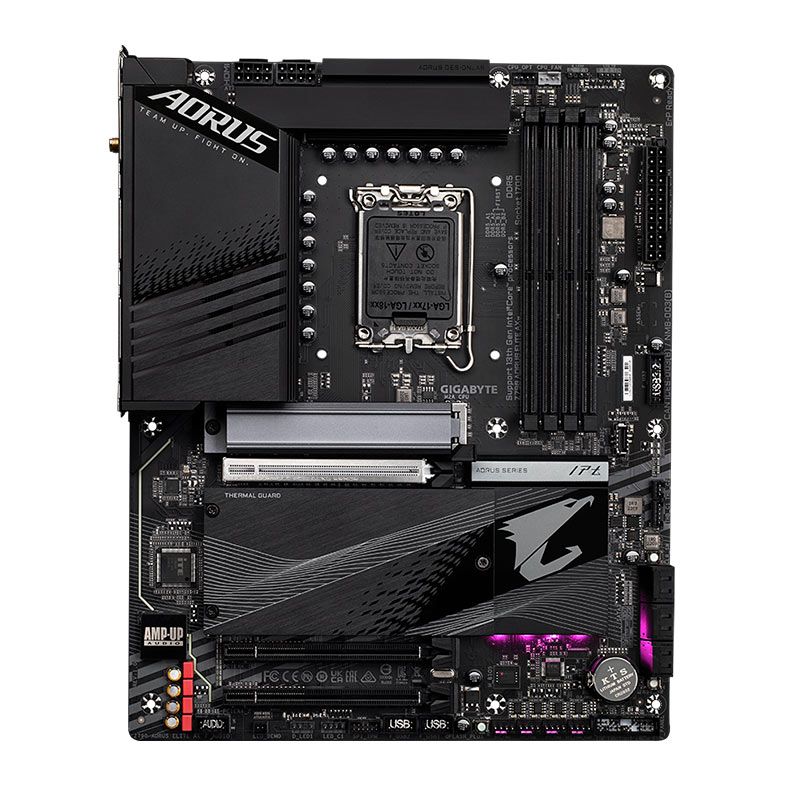 Placa Mae Gigabyte Z790 Aorus Elite AX, WiFi, DDR5, Socket LGA1700, ATX, Chipset Intel Z790, Z790-AORUS-ELITE-AX