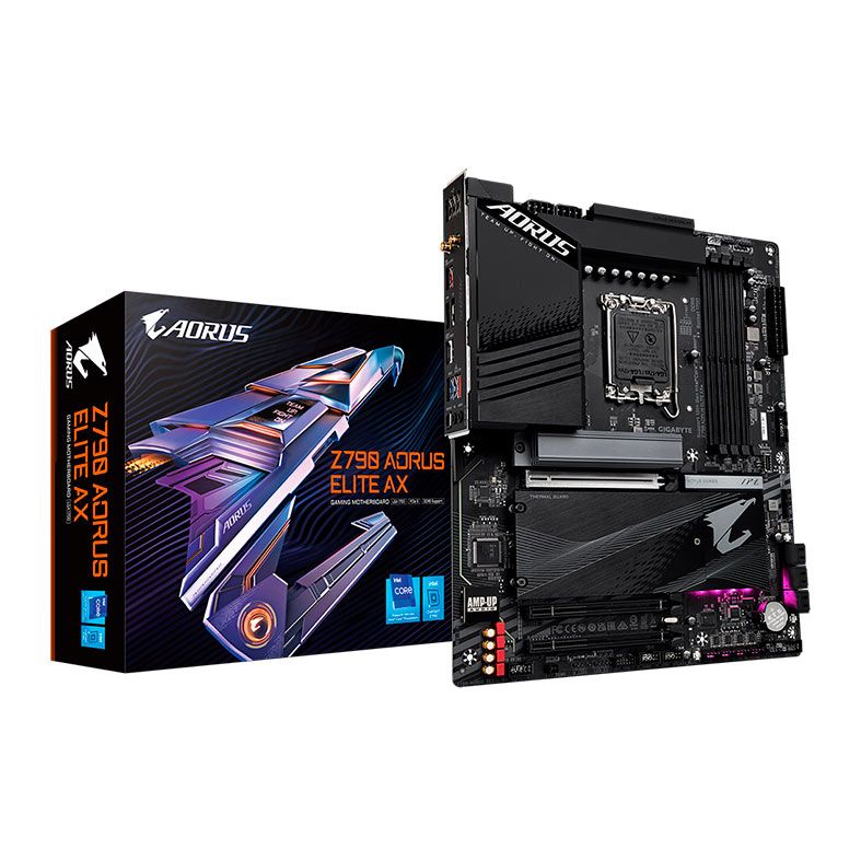 Placa Mae Gigabyte Z790 Aorus Elite AX, WiFi, DDR5, Socket LGA1700, ATX, Chipset Intel Z790, Z790-AORUS-ELITE-AX