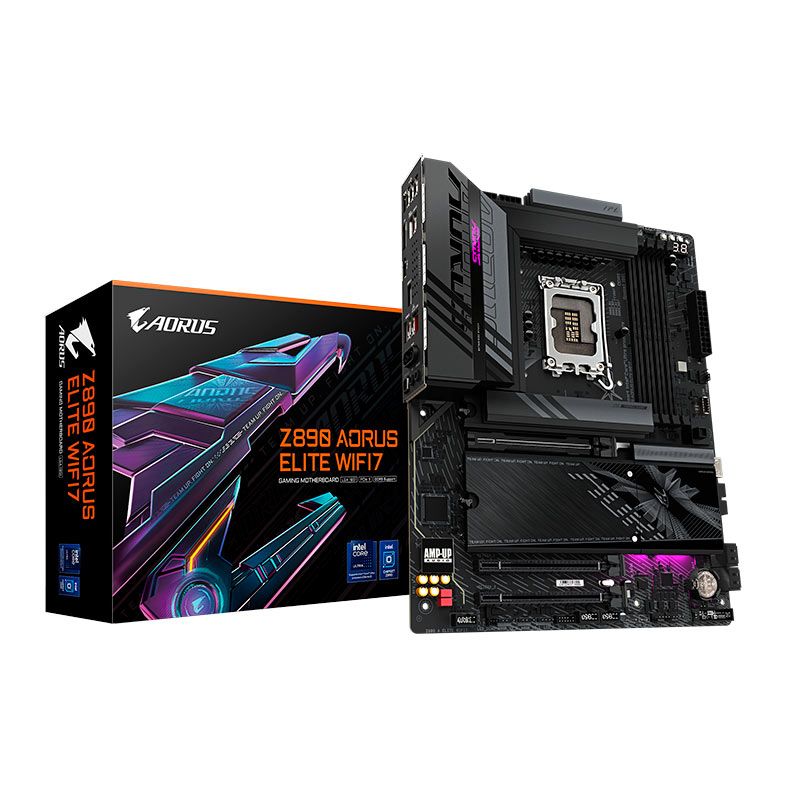 Placa Mae Gigabyte Z890 Aorus Elite WIFI7, DDR5, LGA 1851, ATX, Chipset Intel Z890, Z890-A-ELITE-WIFI7