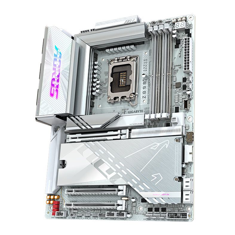 Placa Mae Gigabyte Z890 Aorus Pro Ice, DDR5, LGA1851, ATX, Chipset Intel Z890, Z890-AORUS-PRO-ICE