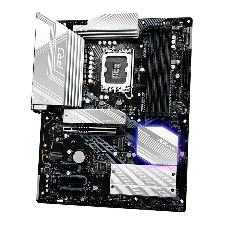 Placa Mae AsRock Z890 Pro RS, DDR5, LGA1851, ATX, Chipset Intel Z890, Z890-PRO-RS