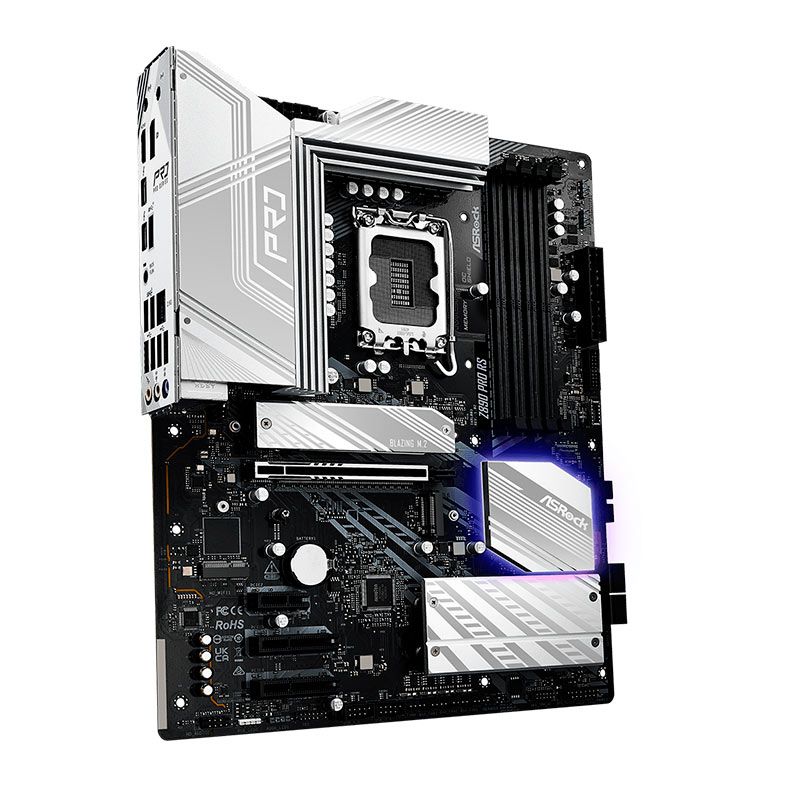 Placa Mae AsRock Z890 Pro RS, DDR5, LGA1851, ATX, Chipset Intel Z890, Z890-PRO-RS