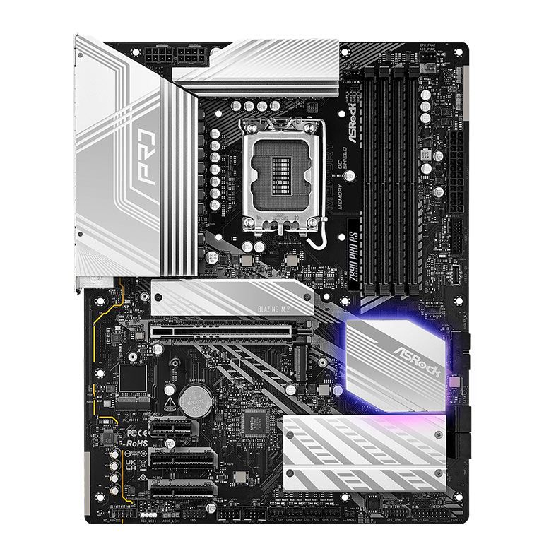 Placa Mae AsRock Z890 Pro RS, DDR5, LGA1851, ATX, Chipset Intel Z890, Z890-PRO-RS