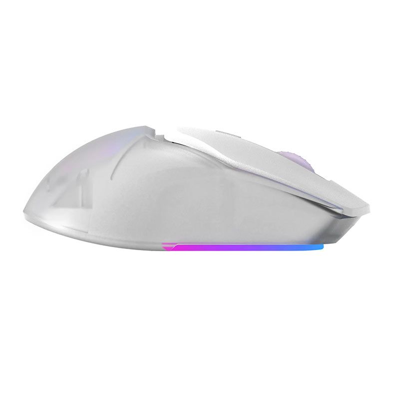 Mouse Gamer Marvo Z Fit Pro G1W, RGB, Wireless, 19000DPI, 7 Botoes, Branco, ZFITPRO-G1W-WH