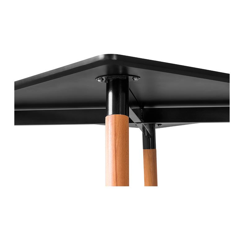 Mesa de Jantar Zinnia Charles ZM1, 120cm, Preto, ZNC-CHRL-BK03