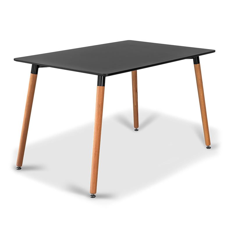 Mesa de Jantar Zinnia Charles ZM1, 120cm, Preto, ZNC-CHRL-BK03