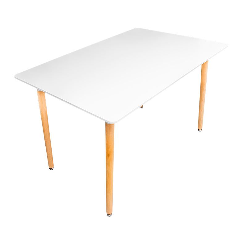 Mesa de Jantar Zinnia Charles ZM1, Branco, 120cm, ZNC-CHRL-WT01