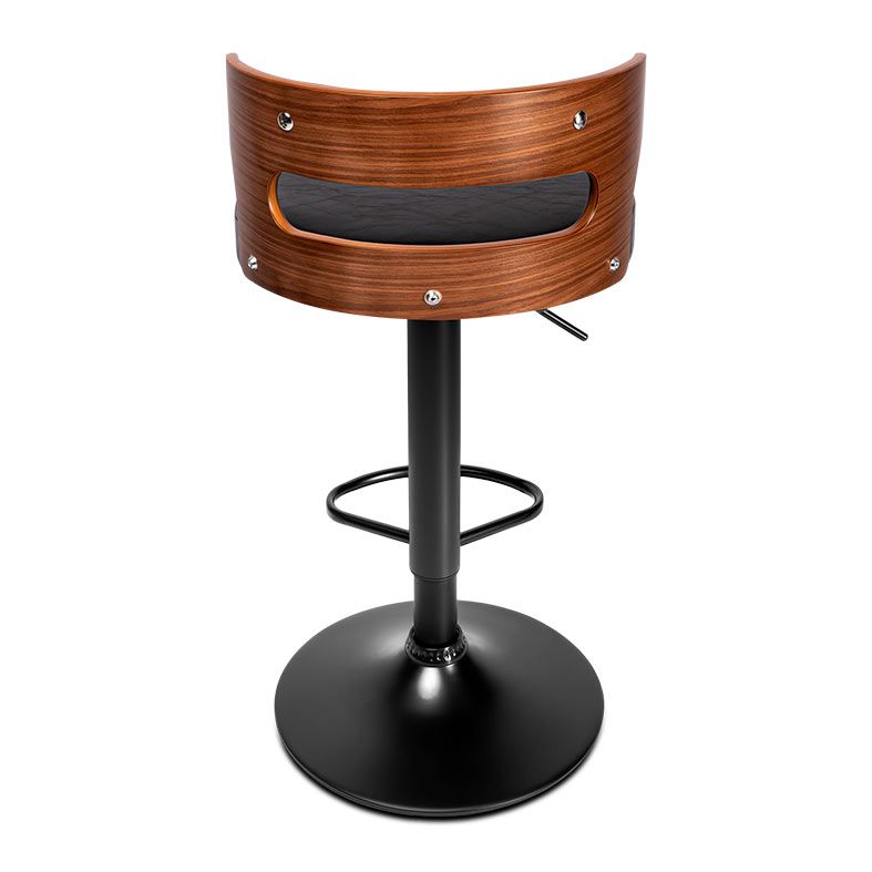 Kit Banqueta Zinnia Detroit Design ZB2, 2 unidades, Preto, ZNC-DTDS-BK01