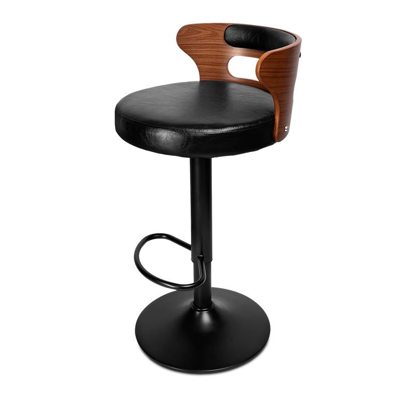 Kit Banqueta Zinnia Detroit Design ZB2, 2 unidades, Preto, ZNC-DTDS-BK01