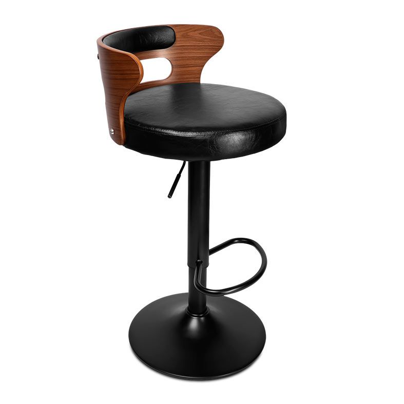Kit Banqueta Zinnia Detroit Design ZB2, 2 unidades, Preto, ZNC-DTDS-BK01