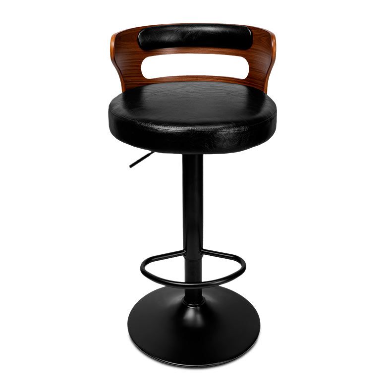 Kit Banqueta Zinnia Detroit Design ZB2, 2 unidades, Preto, ZNC-DTDS-BK01