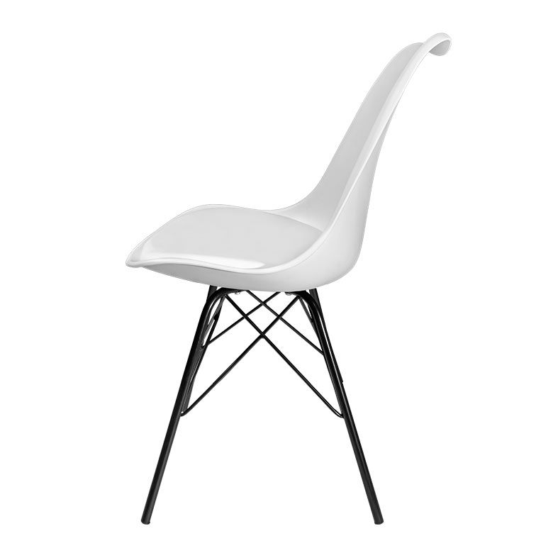 Kit Cadeira Zinnia Eames ZC3 4 unidades, Branco, ZNC-EMS-WT01